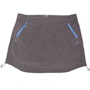 EUC Title Nine Rogue Skort Gray w/blue shorts - 10